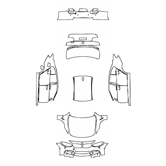 Pre-Cut PPF BMW 3 Series Sedan M3 2018 - PPF-Kits