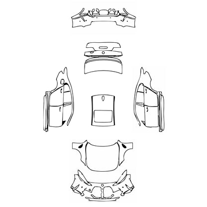 Pre-Cut PPF BMW 3 Series Sedan M3 Competition 2022 - PPF-Kits