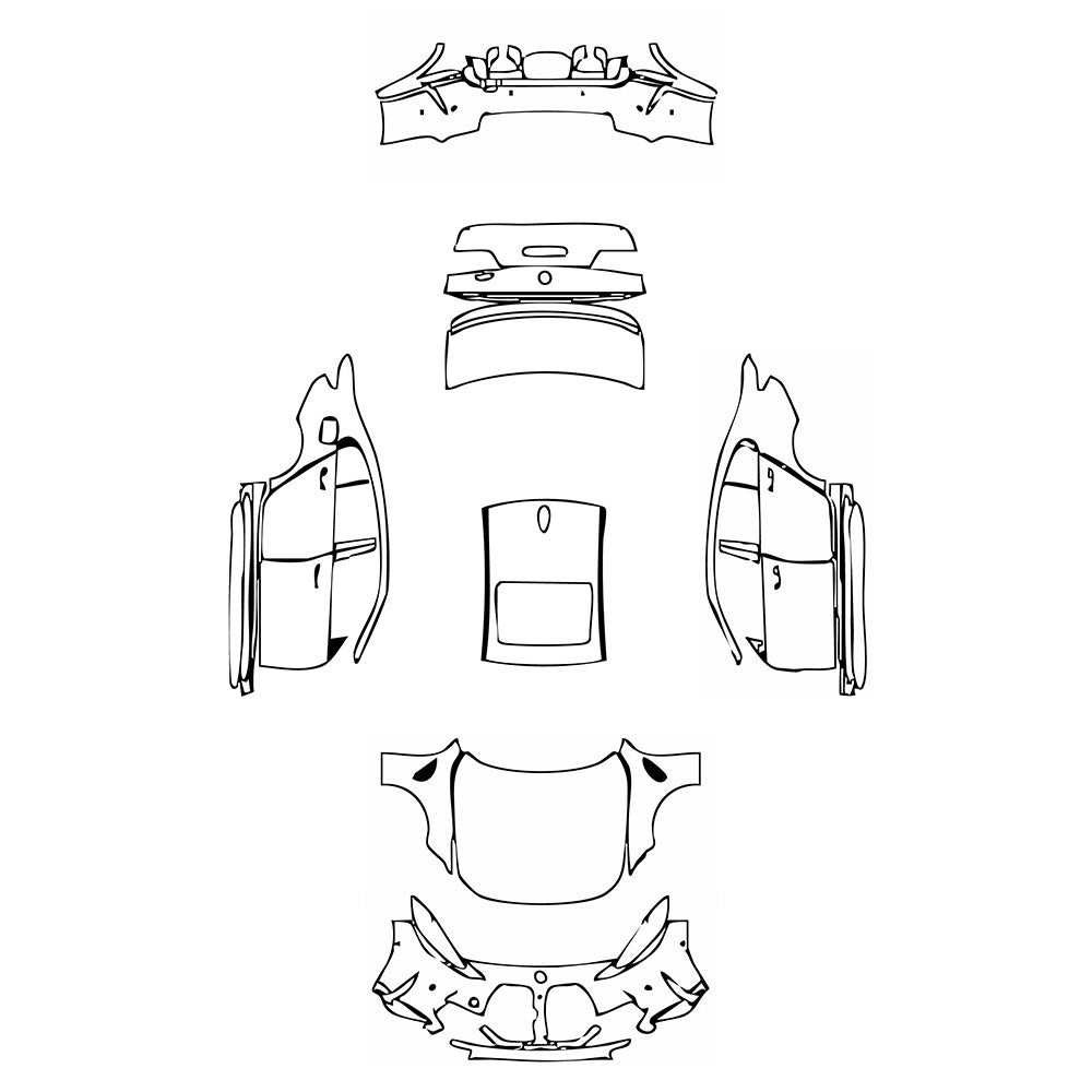 Pre-Cut PPF BMW 3 Series Sedan M3 Competition 2024 - PPF-Kits
