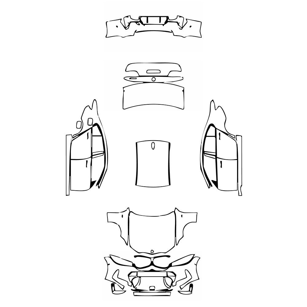 Pre-Cut PPF BMW 3 Series Sedan M Sport Standard Wheelbase 2024 - PPF-Kits