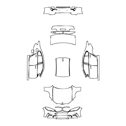 Pre-Cut PPF BMW 3 Series Sedan Sport Line Standard Wheelbase 2020 - PPF-Kits