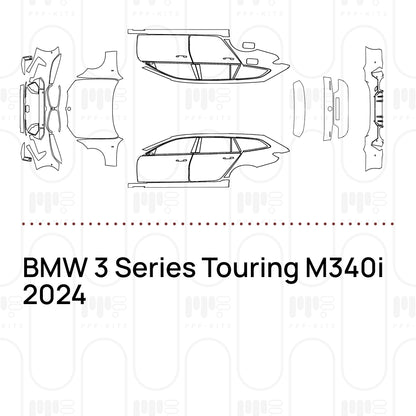 PPF prédécoupé BMW 3 Series Touring M340i 2024