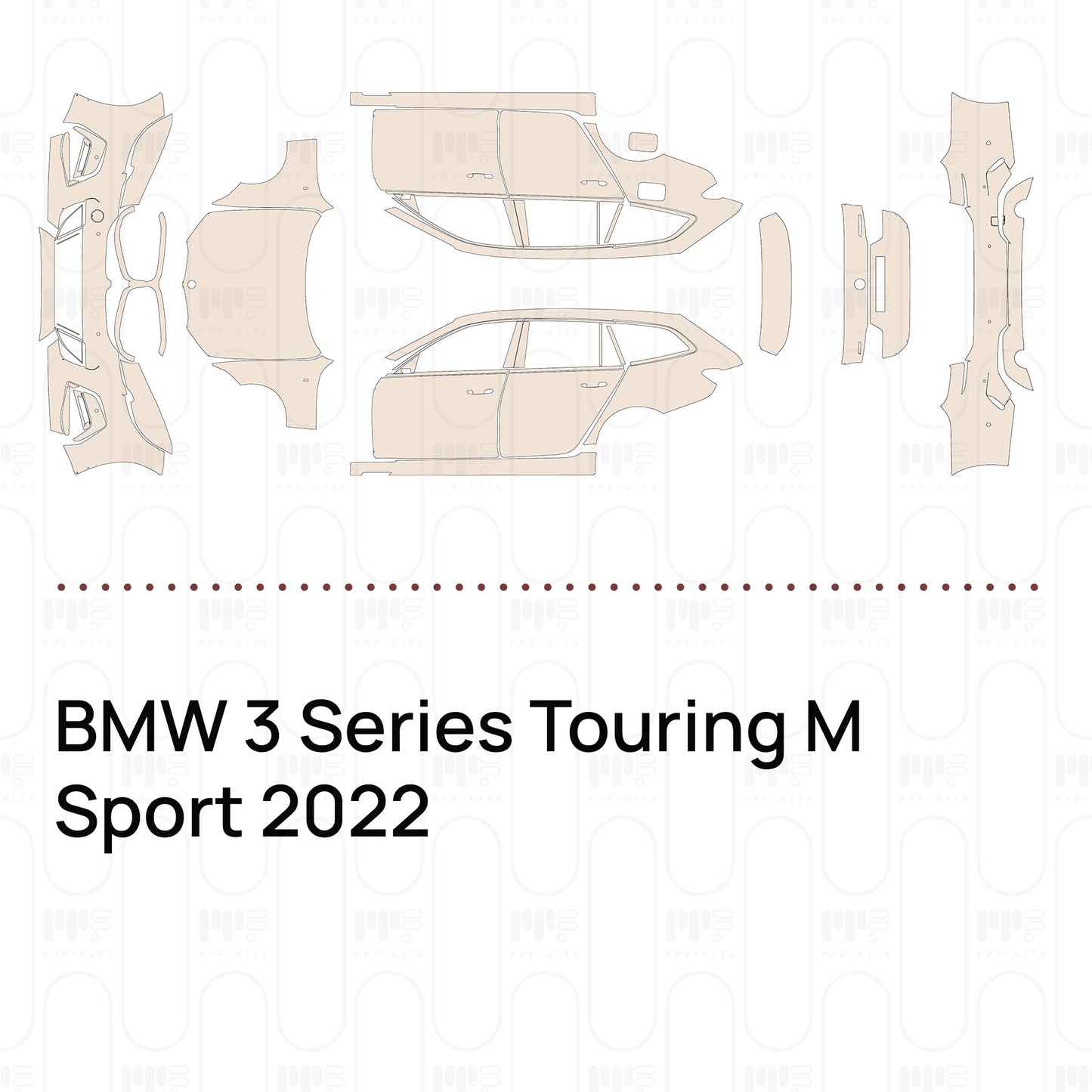 PPF prédécoupé BMW 3 Series Touring M Sport 2022
