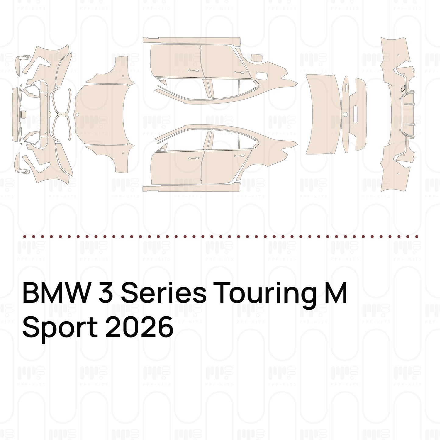 PPF prédécoupé BMW 3 Series Touring M Sport 2026