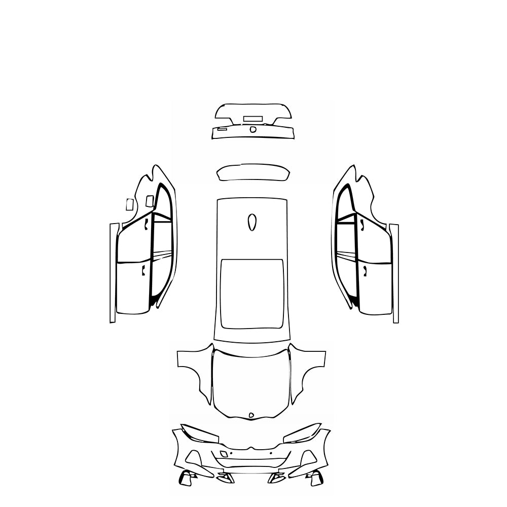 Pre-Cut PPF BMW 3 Series Touring Wagen Base 2023 - PPF-Kits