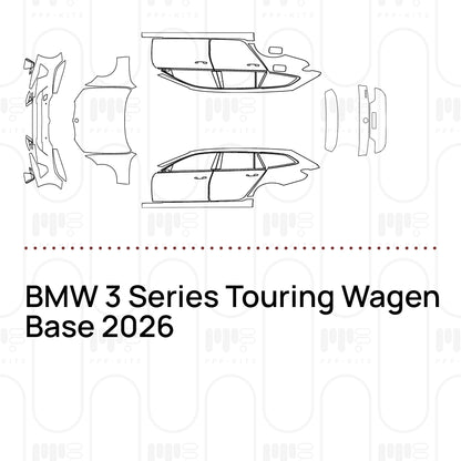 PPF prédécoupé BMW 3 Series Touring Wagen Base 2026