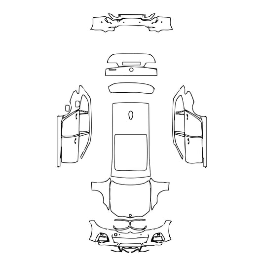 Pre-Cut PPF BMW 3 Series Touring Wagen M340i 2020 - PPF-Kits