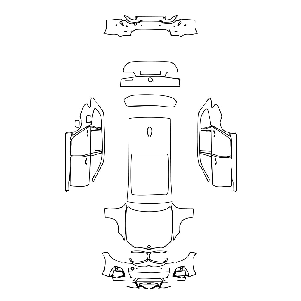 Pre-Cut PPF BMW 3 Series Touring Wagen M340i 2022 - PPF-Kits