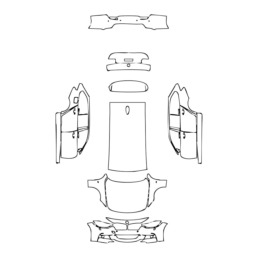 Pre-Cut PPF BMW 3 Series Touring Wagen M Sport 2015 - PPF-Kits
