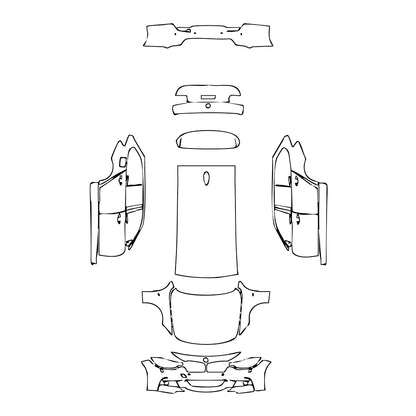 Pre-Cut PPF BMW 3 Series Touring Wagen M Sport 2016 - PPF-Kits