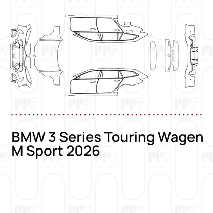 PPF prédécoupé BMW 3 Series Touring Wagen M Sport 2026