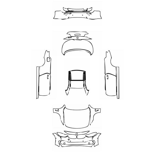 Pre-Cut PPF BMW 4 Series Convertible Luxury Line 2019 - PPF-Kits