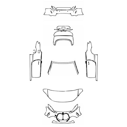 Pre-Cut PPF BMW 4 Series Convertible Luxury Line 2021 - PPF-Kits
