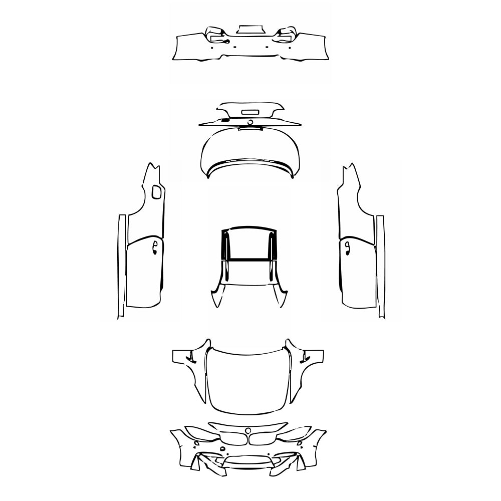 Pre-Cut PPF BMW 4 Series Convertible M4 2018 - PPF-Kits