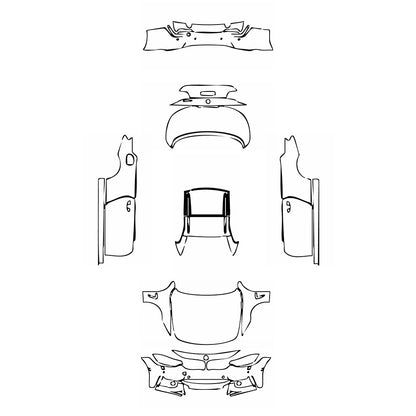 Pre-Cut PPF BMW 4 Series Convertible M Sport 2017 - PPF-Kits