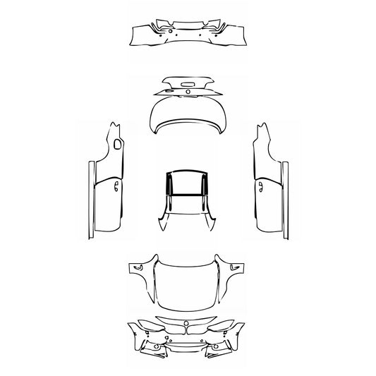 Pre-Cut PPF BMW 4 Series Convertible M Sport 2017 - PPF-Kits