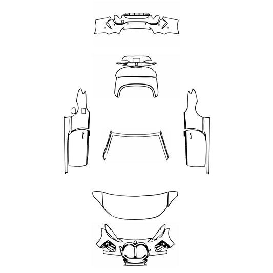 Pre-Cut PPF BMW 4 Series Convertible M Sport 2024 - PPF-Kits