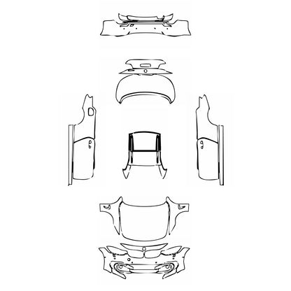 Pre-Cut PPF BMW 4 Series Convertible Sport Line 2016 - PPF-Kits