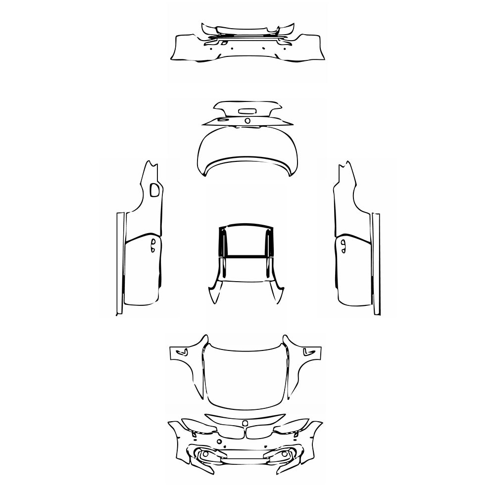 Pre-Cut PPF BMW 4 Series Convertible Sport Line 2018 - PPF-Kits