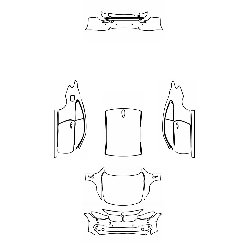 Pre-Cut PPF BMW 4 Series Coupe Luxury Line 2015 - PPF-Kits