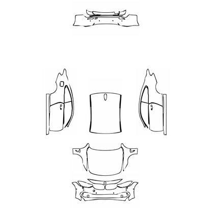 Pre-Cut PPF BMW 4 Series Coupe Luxury Line 2016 - PPF-Kits