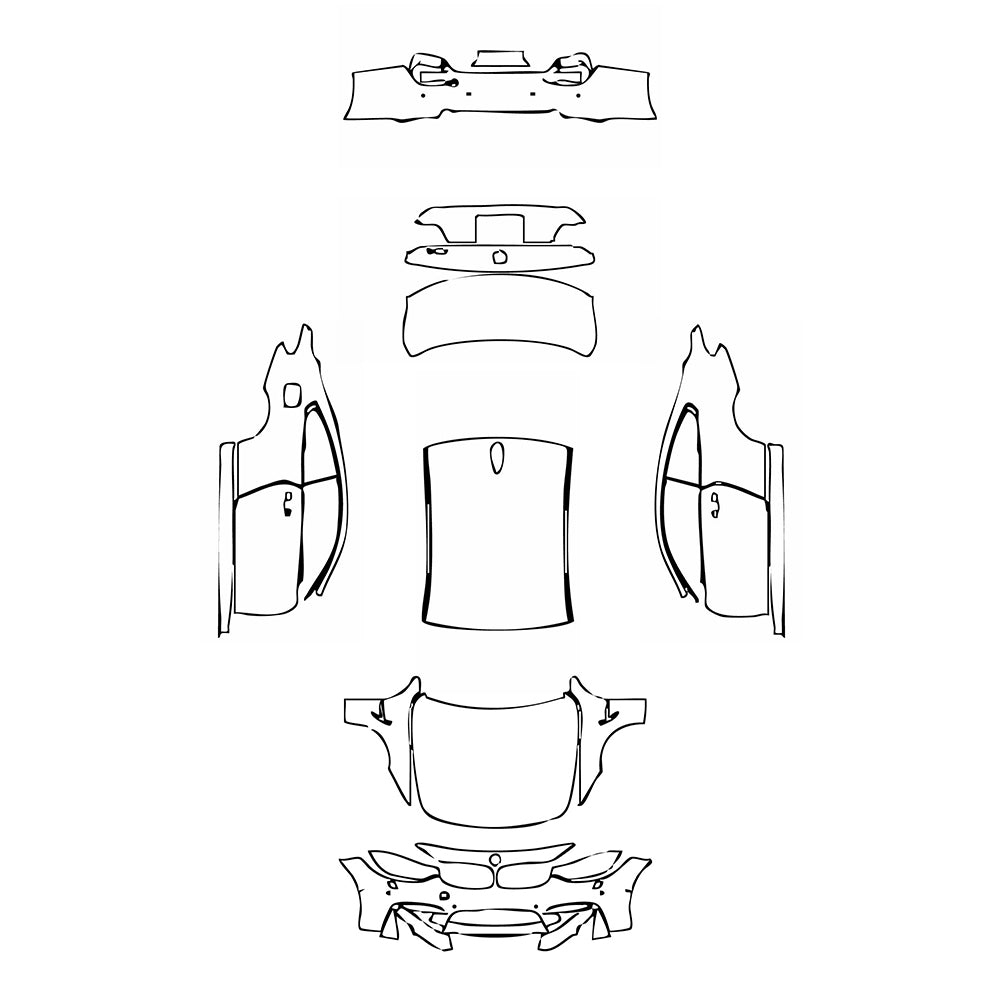 Pre-Cut PPF BMW 4 Series Coupe M4 2014 - PPF-Kits