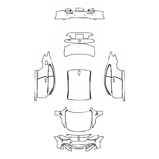 Pre-Cut PPF BMW 4 Series Coupe M4 2014 - PPF-Kits
