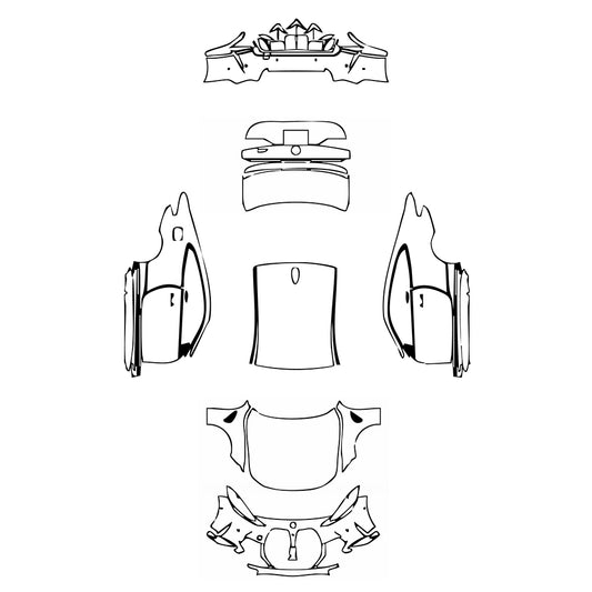 Pre-Cut PPF BMW 4 Series Coupe M4 2024 - PPF-Kits