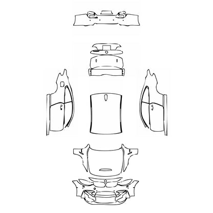 Pre-Cut PPF BMW 4 Series Coupe M4 GTS 2017 - PPF-Kits