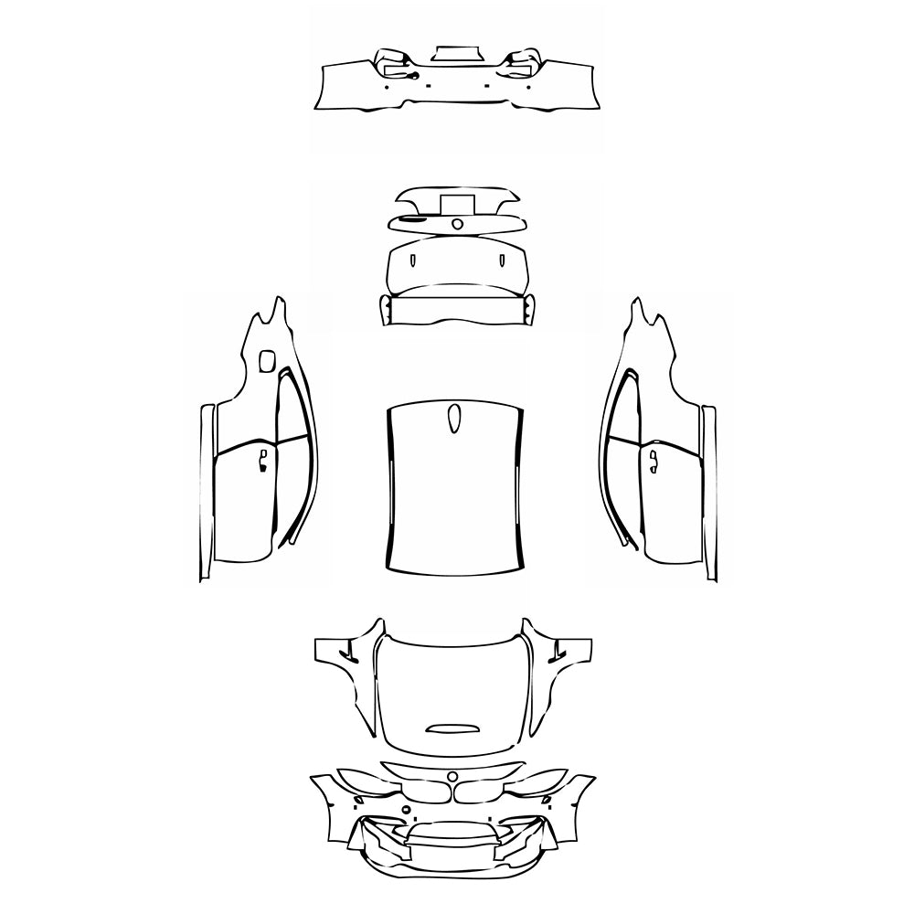Pre-Cut PPF BMW 4 Series Coupe M4 GTS 2019 - PPF-Kits