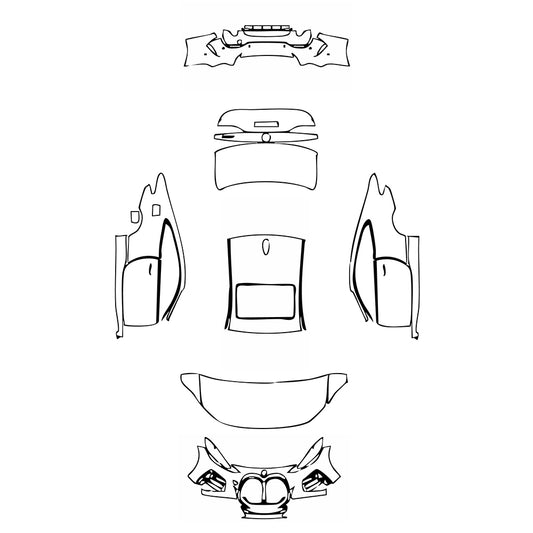 Pre-Cut PPF BMW 4 Series Coupe M Sport 2025 - PPF-Kits