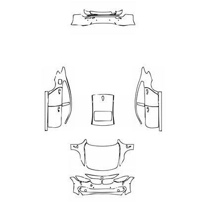 Pre-Cut PPF BMW 4 Series Gran Coupe Luxury Line 2016 - PPF-Kits