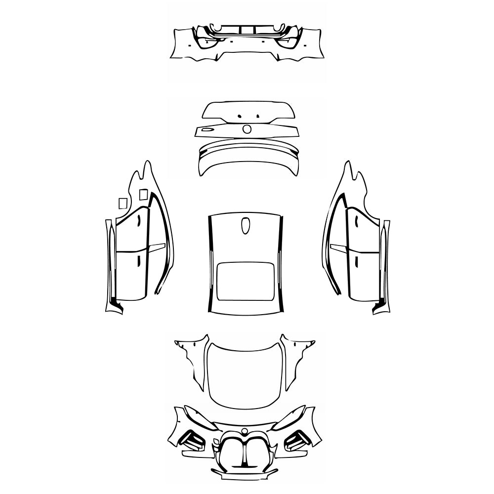 Pre-Cut PPF BMW 4 Series Gran Coupe M Sport 2021 - PPF-Kits