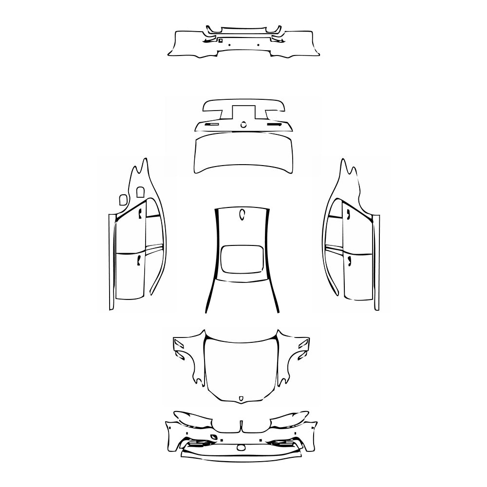Pre-Cut PPF BMW 5 Series Sedan Extended Wheelbase Luxury 2019 - PPF-Kits