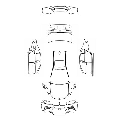 Pre-Cut PPF BMW 5 Series Sedan Extended Wheelbase M Sport 2019 - PPF-Kits
