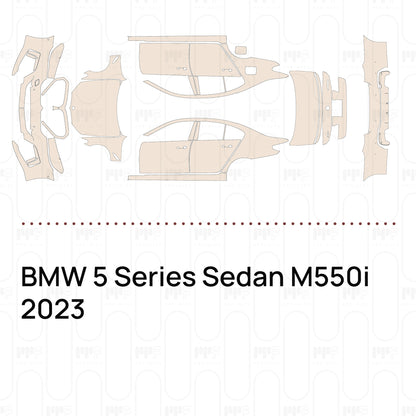 PPF prédécoupé BMW 5 Series Sedan M550i 2023