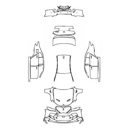 Pre-Cut PPF BMW 5 Series Sedan M5 CS 2022 - PPF-Kits