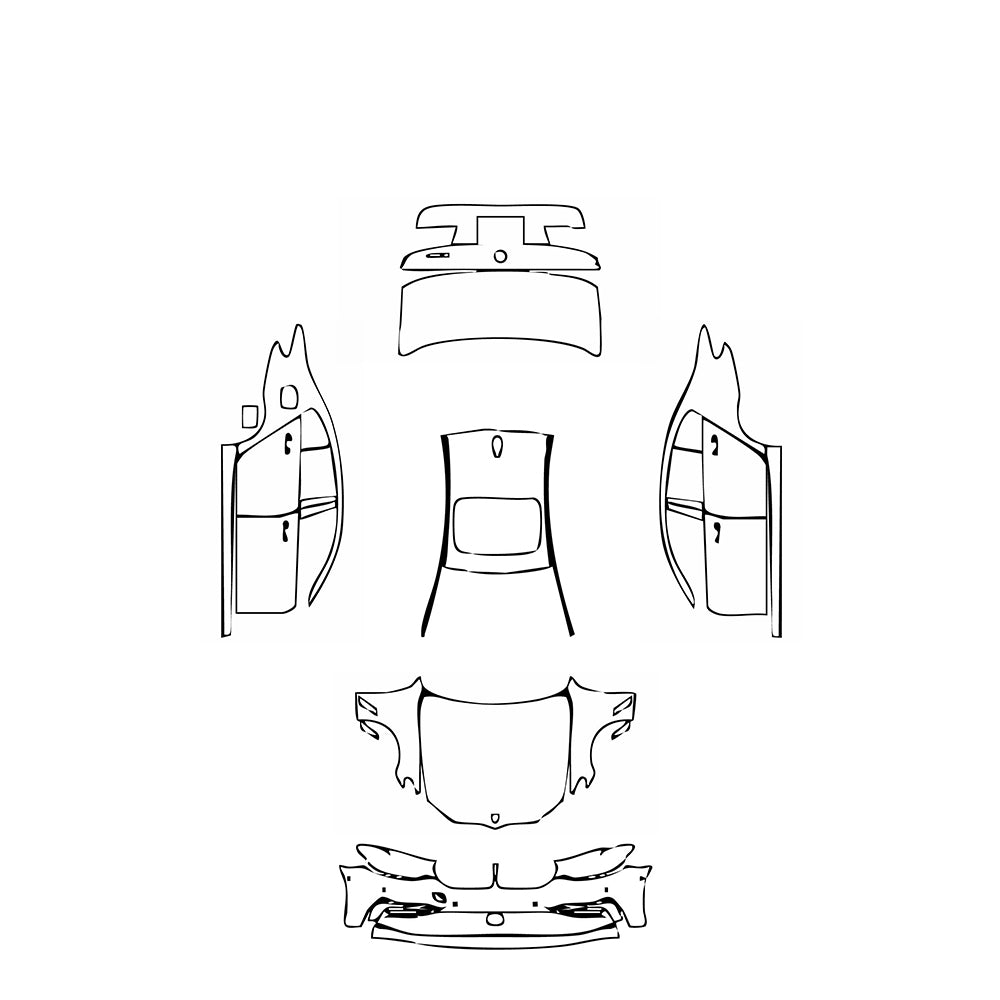 Pre-Cut PPF BMW 5 Series Sedan Standard Wheelbase Base 2018 - PPF-Kits