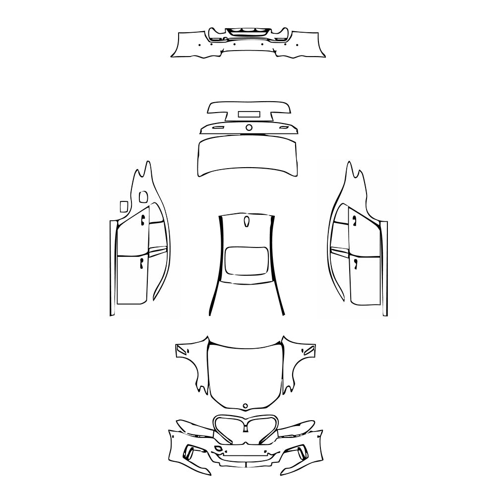 Pre-Cut PPF BMW 5 Series Sedan Standard Wheelbase M Sport 2021 - PPF-Kits