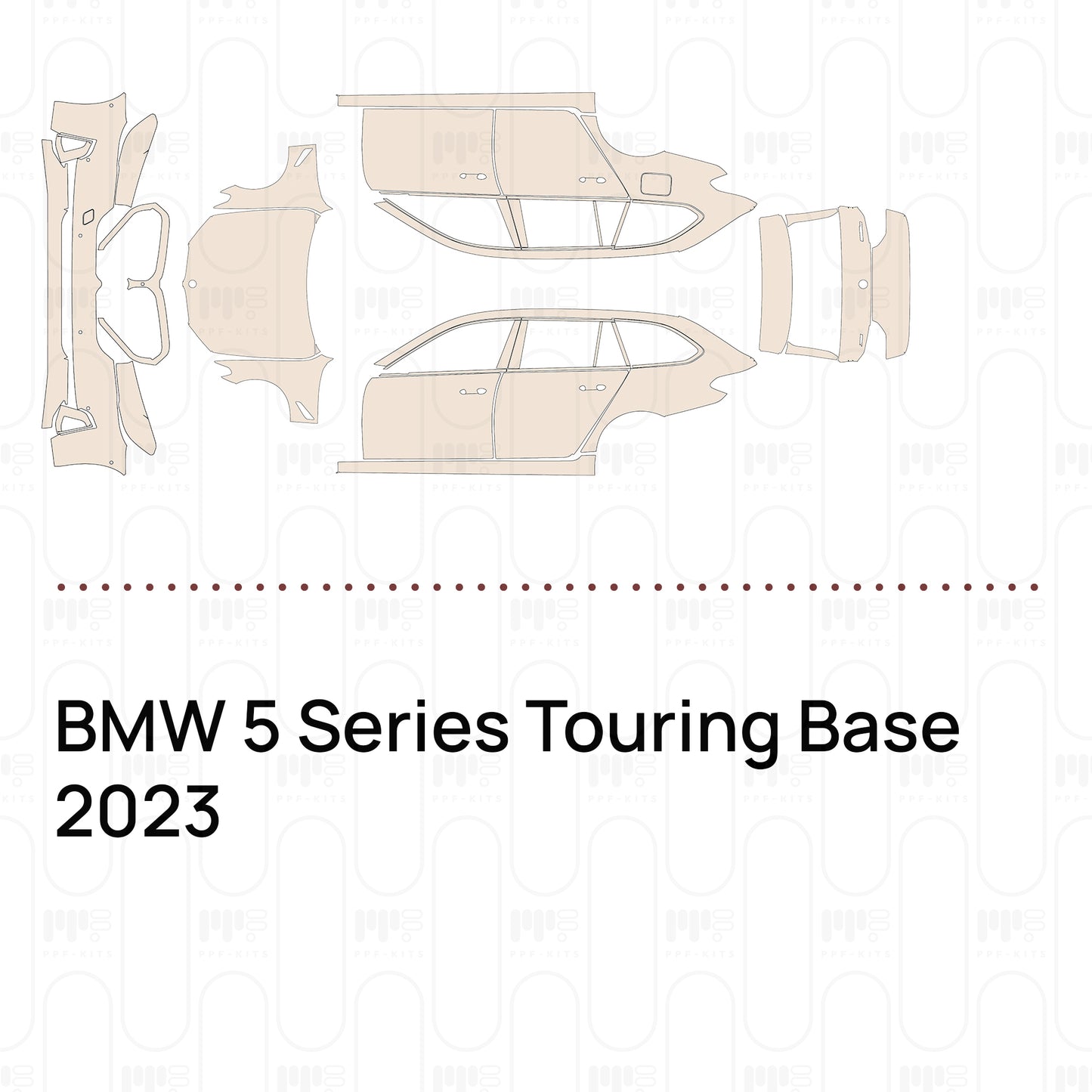 PPF prédécoupé BMW 5 Series Touring Base 2023