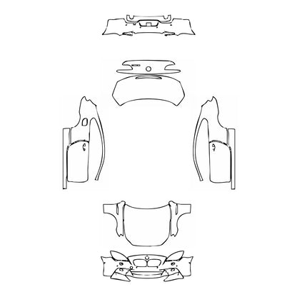Pre-Cut PPF BMW 6 Series Coupe M Sport 2016 - PPF-Kits