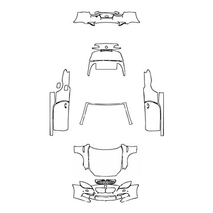 Pre-Cut PPF BMW 6 Series M6 Convertible 2014 - PPF-Kits