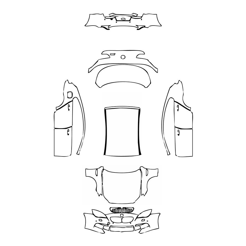 Pre-Cut PPF BMW 6 Series M6 Gran Coupe 2013 - PPF-Kits