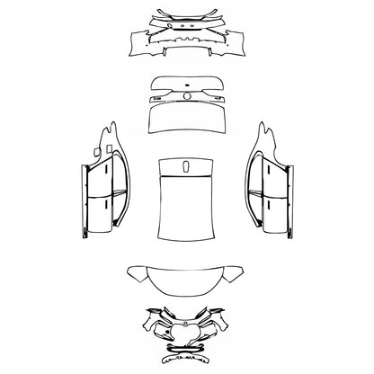 Pre-Cut PPF BMW 7 Series Luxury 2023 - PPF-Kits