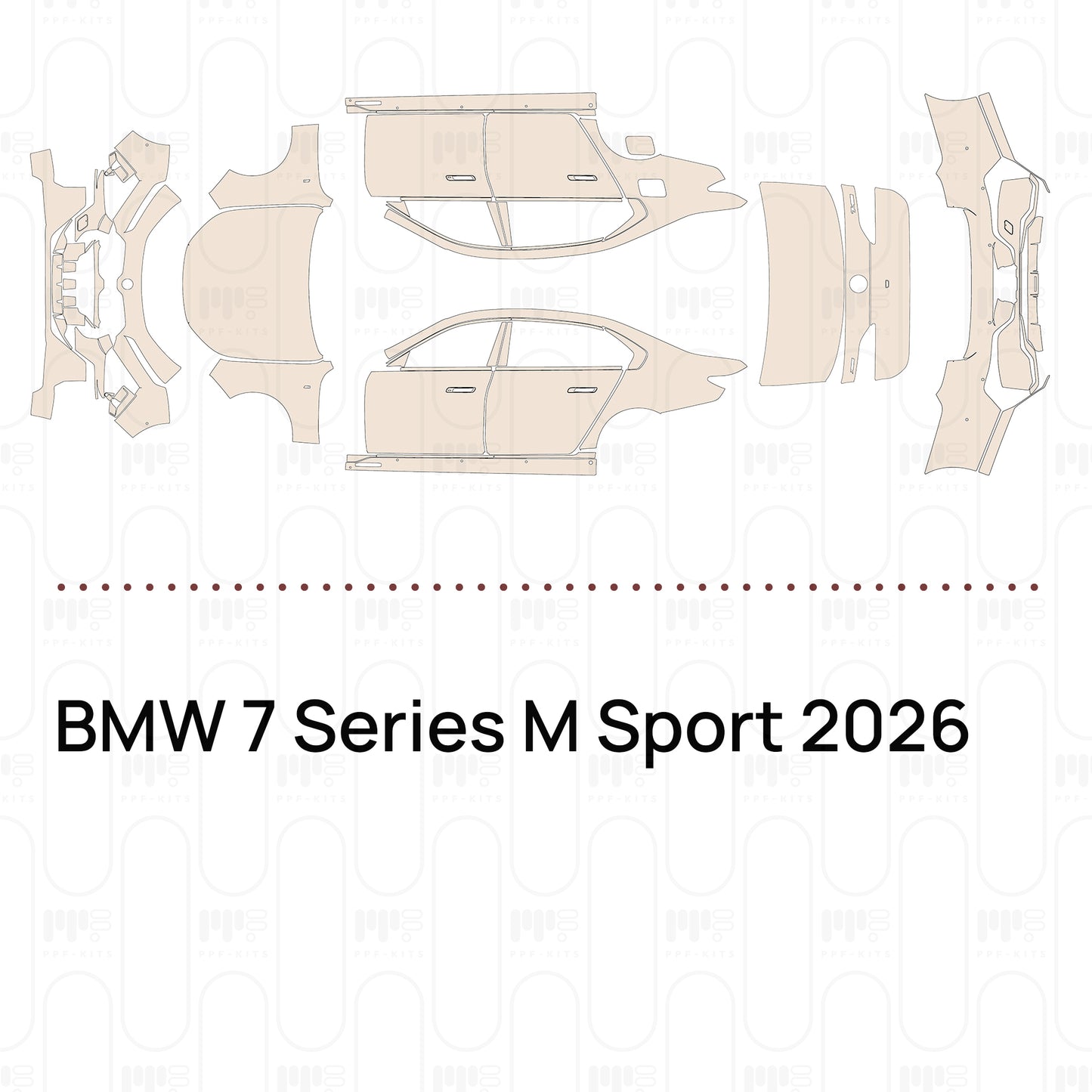 PPF prédécoupé BMW 7 Series M Sport 2026