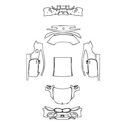 Pre-Cut PPF BMW 8 Series Coupe M8 2020 - PPF-Kits