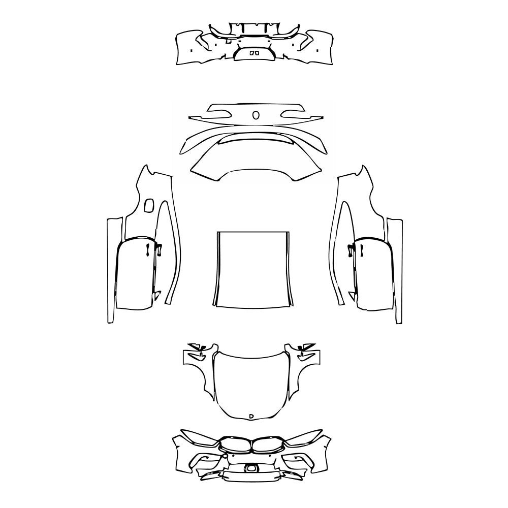 Pre-Cut PPF BMW 8 Series Coupe M8 2022 - PPF-Kits
