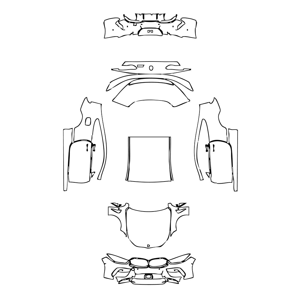 Pre-Cut PPF BMW 8 Series Coupe M8 Competition 2020 - PPF-Kits