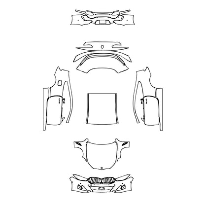 Pre-Cut PPF BMW 8 Series Coupe M Sport 2024 - PPF-Kits