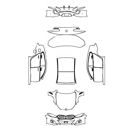 Pre-Cut PPF BMW 8 Series Gran Coupe M850i 2021 - PPF-Kits